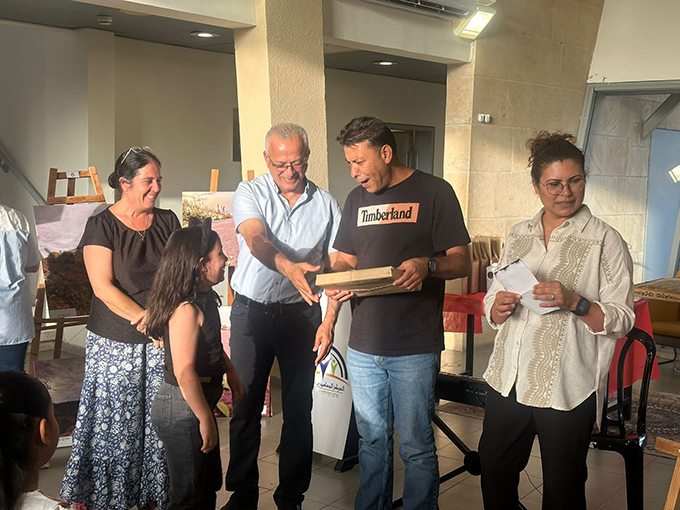 حفل توزيع الجوائز على المشاركين بمسابقة التصوير في وادي قانا